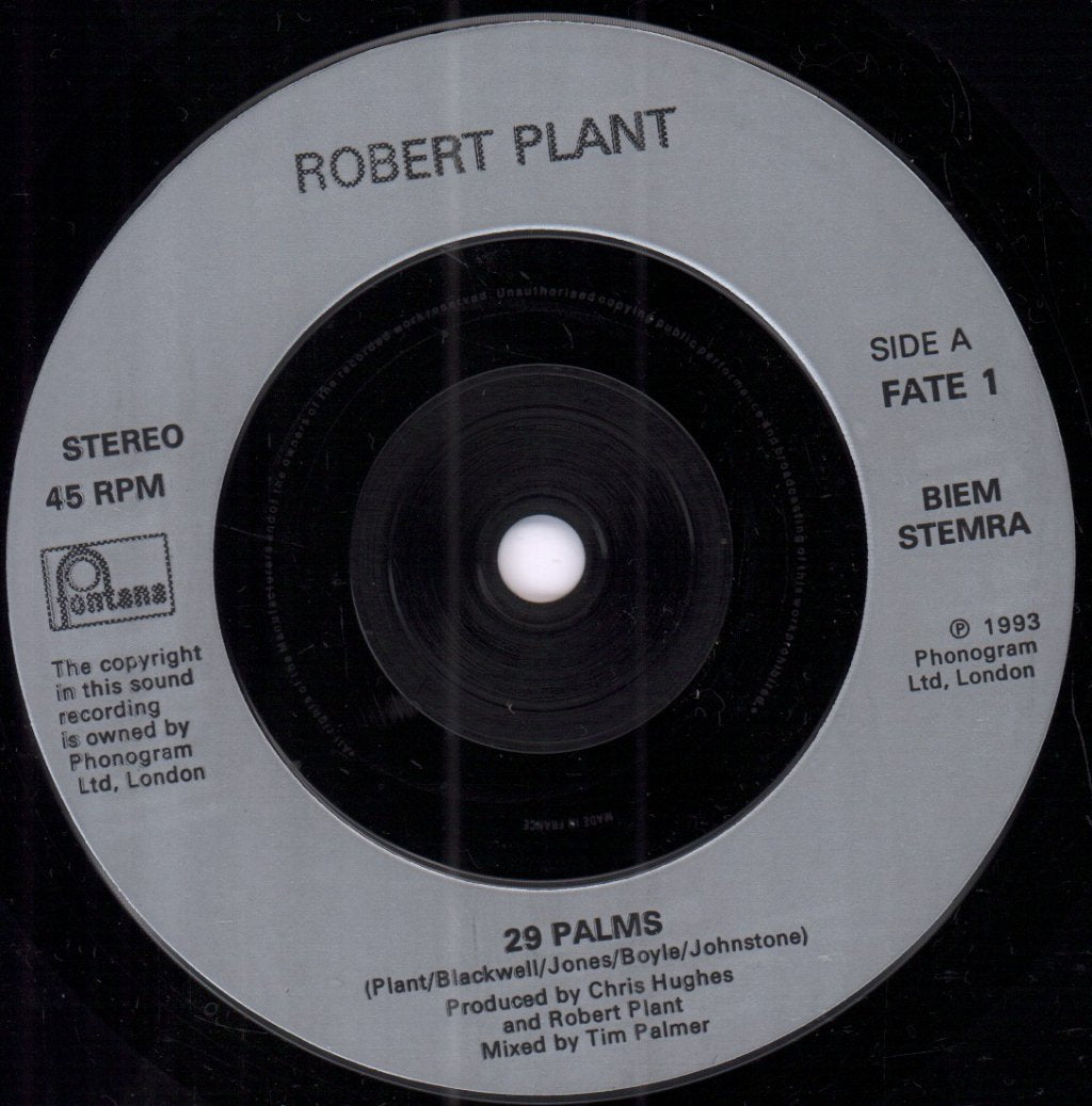Robert Plant - 29 Palms - 7 Inch