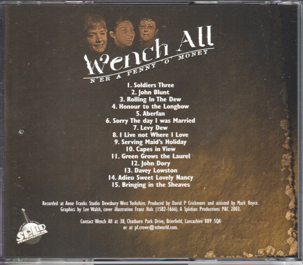 wench all - n'er a penny o money - Cd