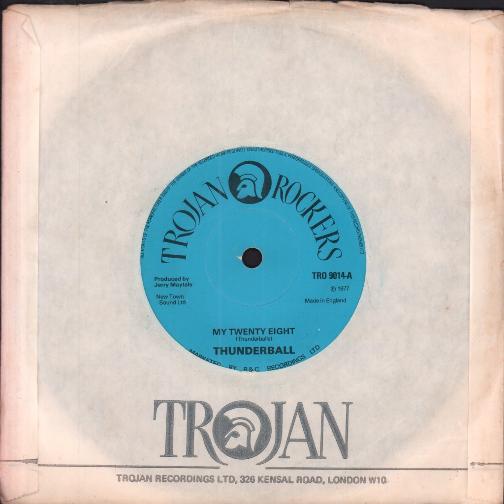 Thunderball - My Twenty Eight - 7 Inch