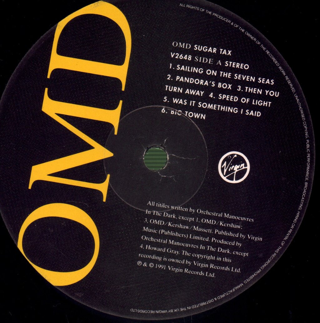 OMD - Sugar Tax - Lp
