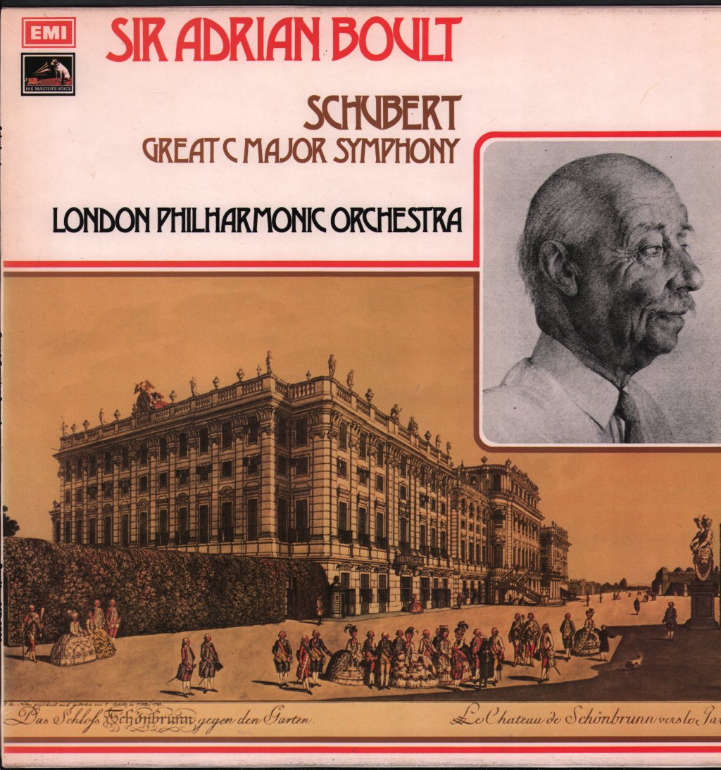 Sir Adrian Boult / London Philharmonic Orchestra - Schubert - Great C Major Symphony - Lp