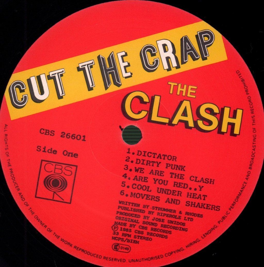 Clash - Cut The Crap - Lp