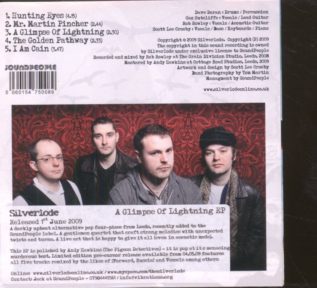 Silverlode - A Glimpse Of Lightning E.P. - Cdr