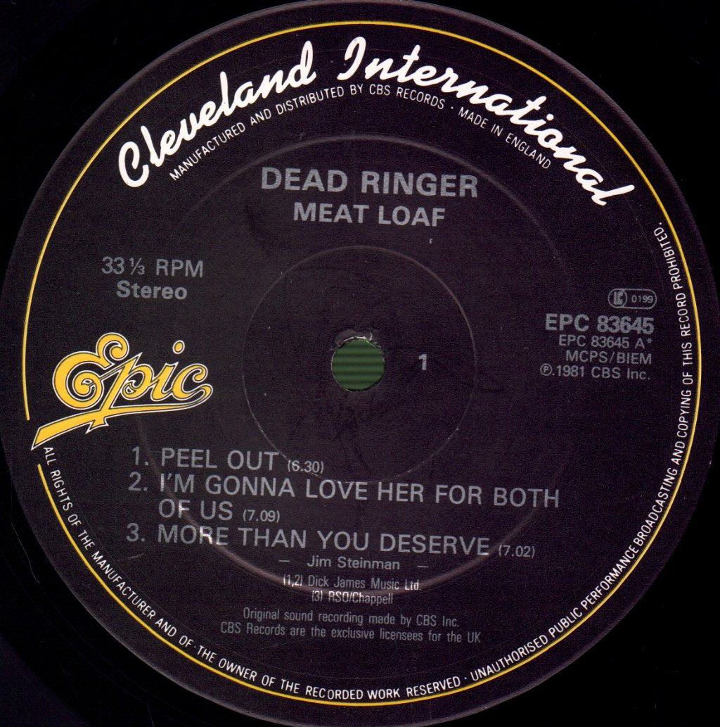 Meat Loaf - Dead Ringer - Lp