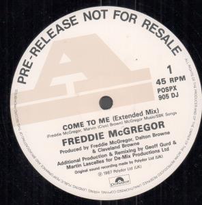 Freddie McGregor - Come To Me - 12 Inch