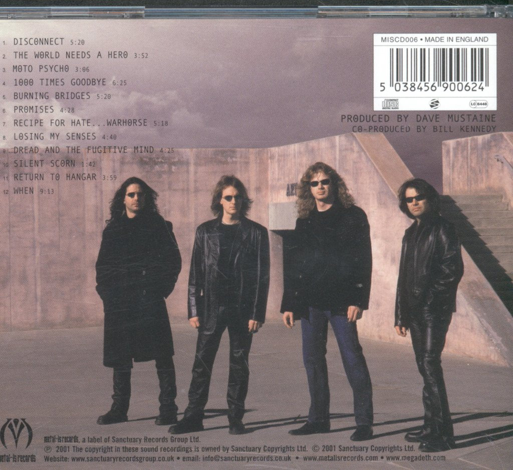 Megadeth - World Needs A Hero - Cd
