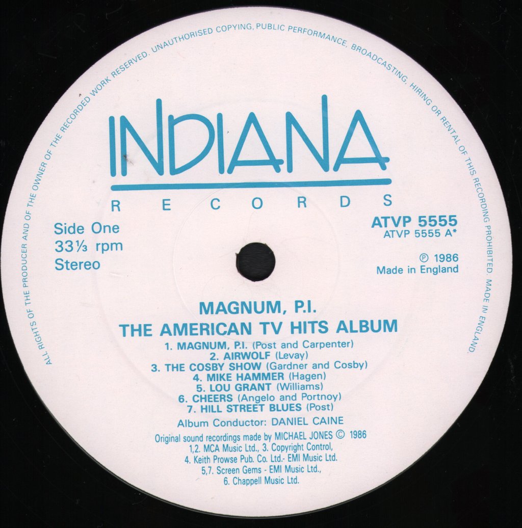 Daniel Caine Orchestra - Magnum P.I. The American TV Hits Album - Lp