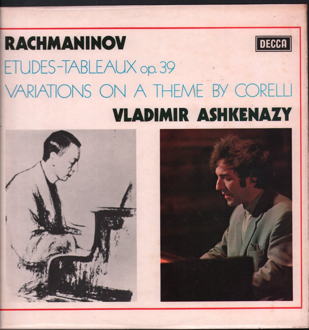 Vladimir Ashkenazy - Rachmaninov - Etudes-Tableaux Op. 39 / Variations On A Theme By Corelli - Lp