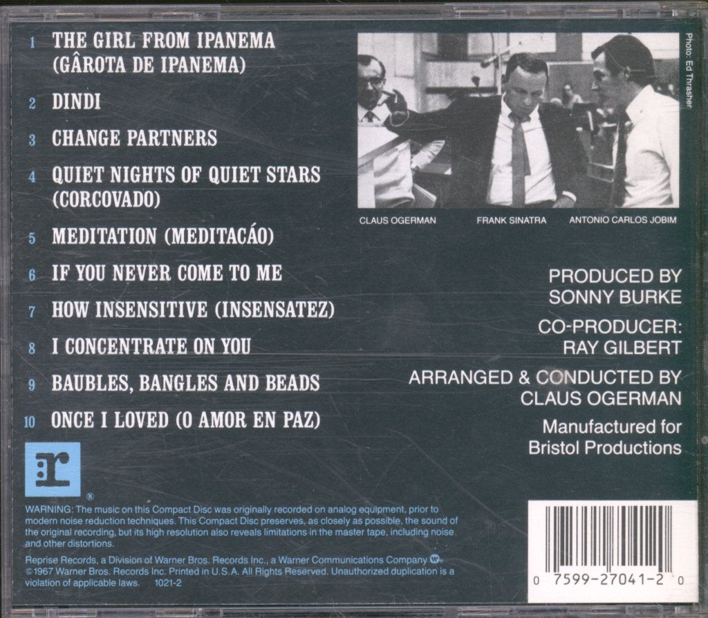 Frank Sinatra - Francis Albert Sinatra & Antonio Carlos Jobim - Cd