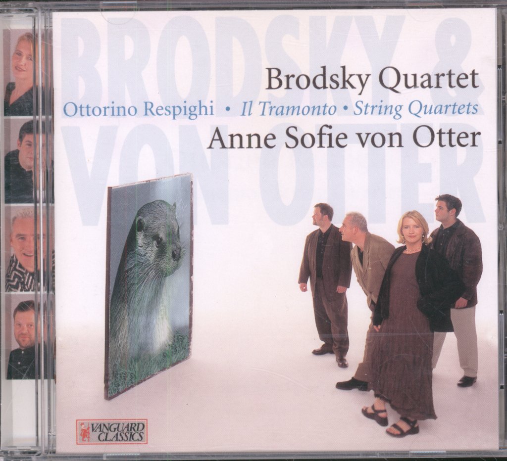 Brodsky Quartet, Anne Sofie Von Otter - Ottorino Respighi - Il Tramonto - String Quartets - Cd