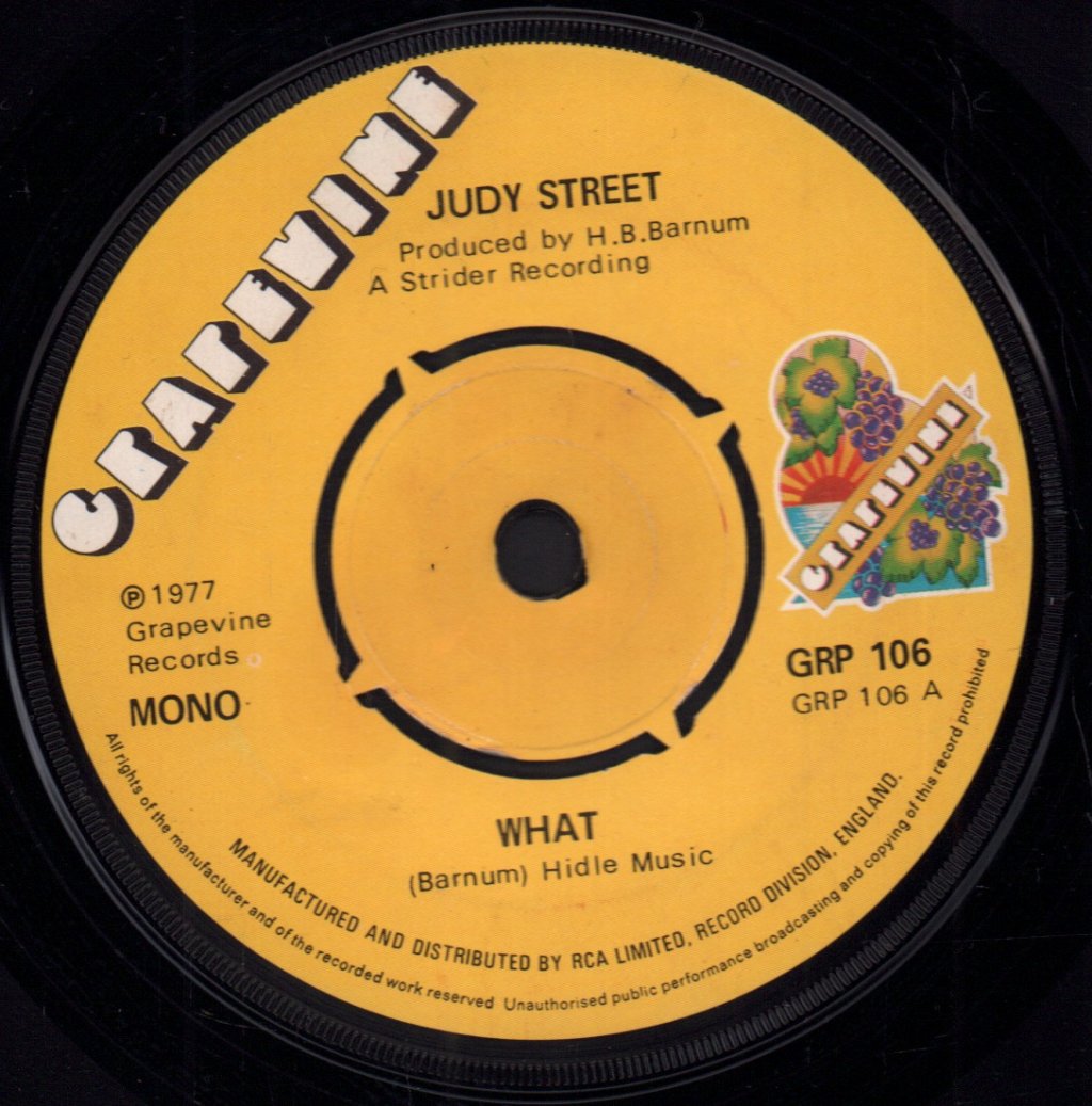 Judy Street - What - 7 Inch