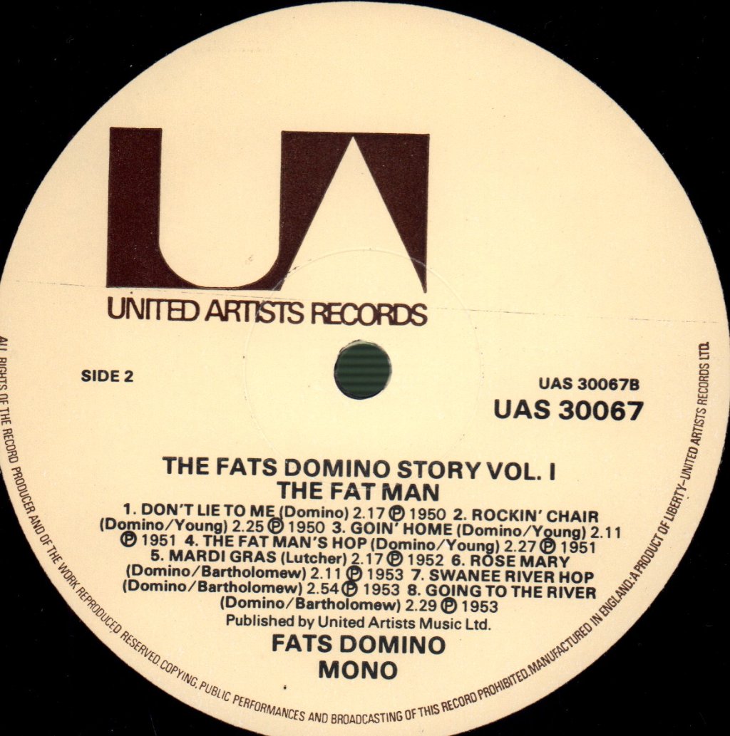 Fats Domino - Fat Man - Lp