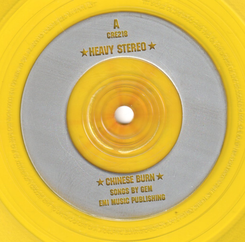 Heavy Stereo - Chinese Burn - 7 Inch