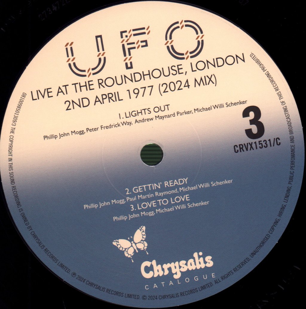UFO - Lights Out - Triple Lp