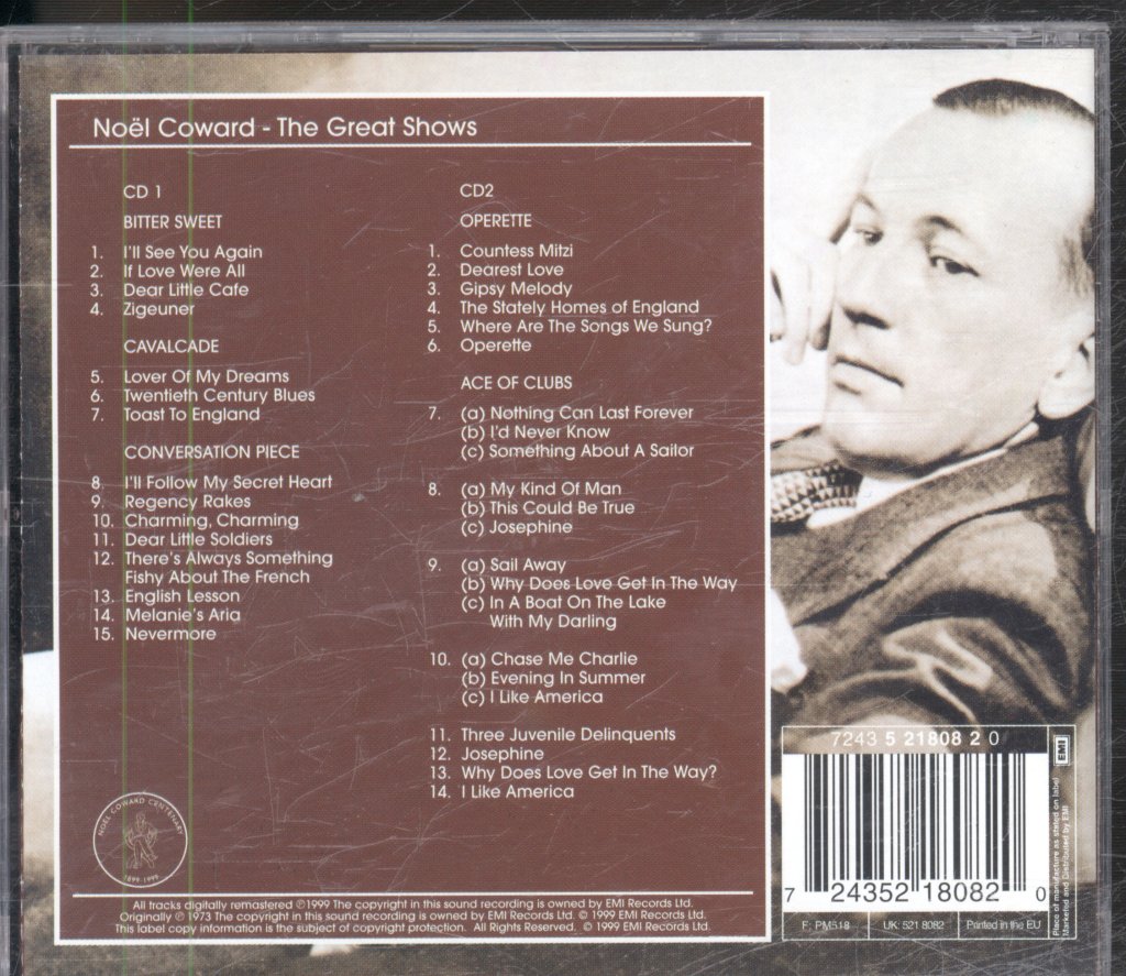 Noël Coward - Great Shows - Double Cd