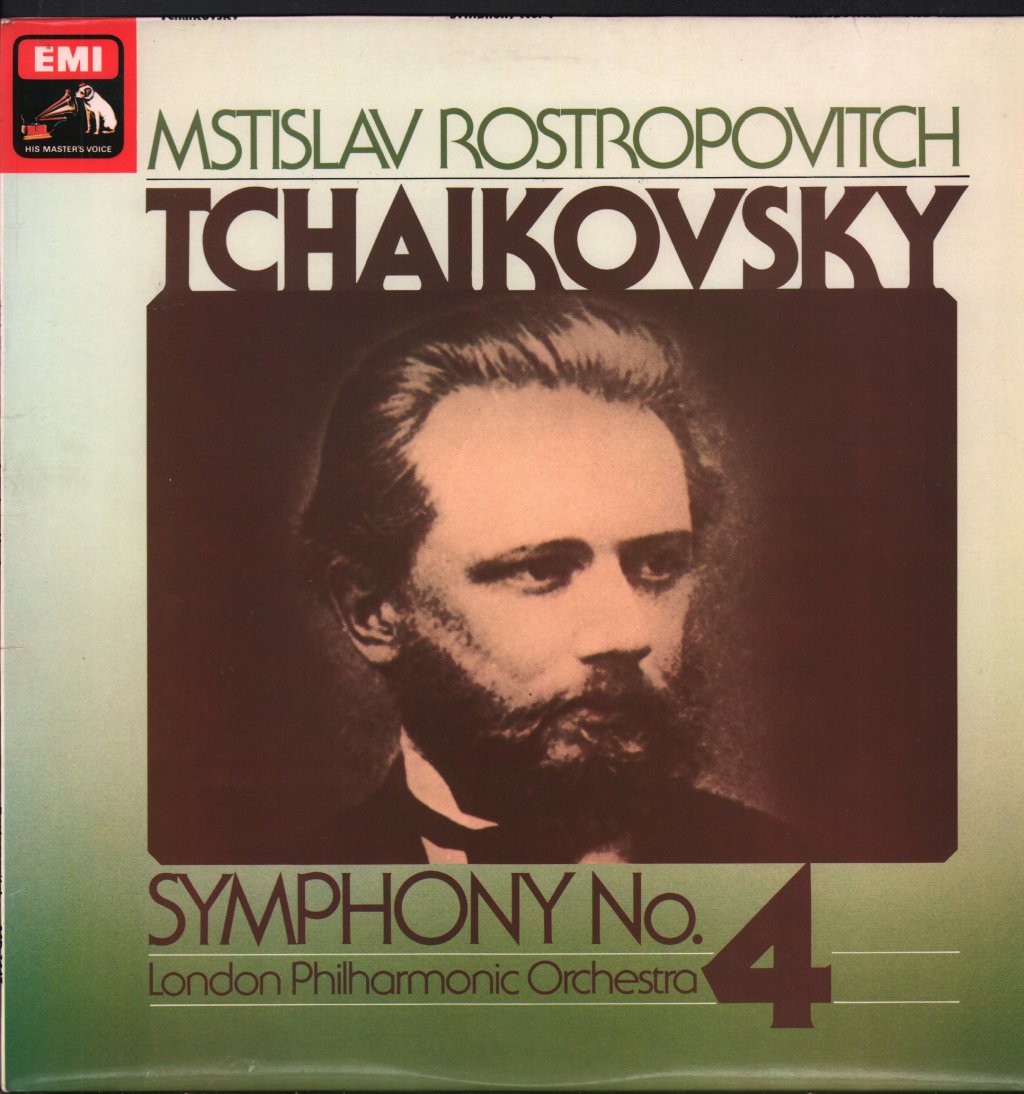Mstislav Rostropovich / London Philharmonic Orchestra - Tchaikovsky - Symphony No. 4 - Lp