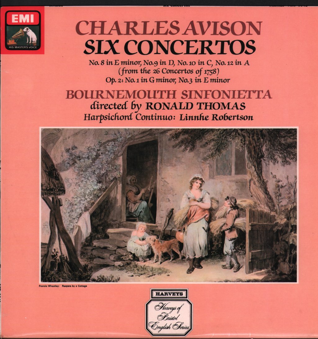 Bournemouth Sinfonietta - Charles Avison - Six Concertos - Lp