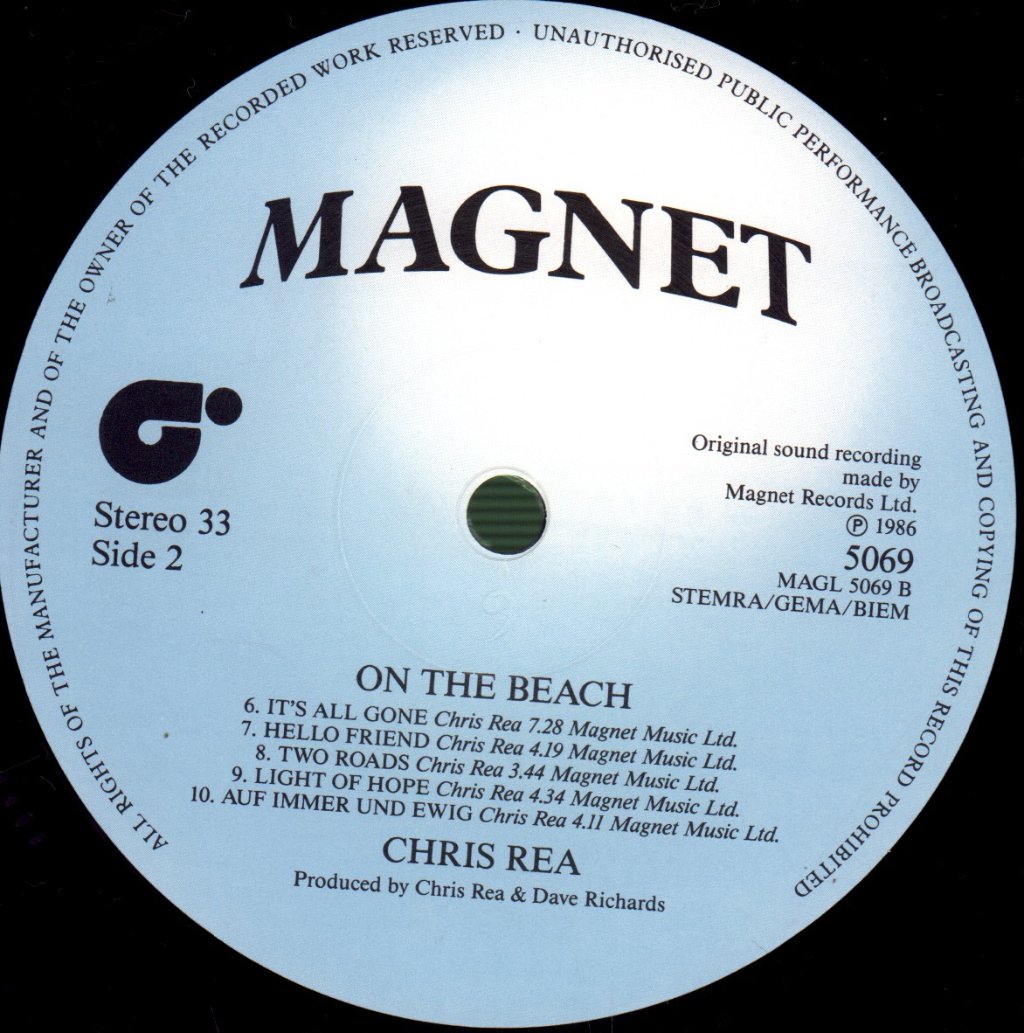 Chris Rea - On The Beach - Lp