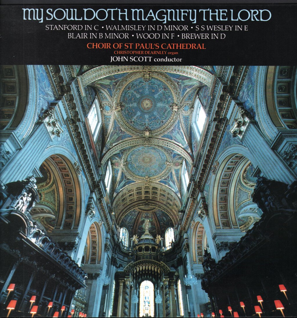 St Paul's Cathedral Choir / Christopher Dearnley / John Scott - My Soul Doth Magnify The Lord - Lp