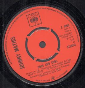 Johnny Mathis - Odds And Ends - 7 Inch
