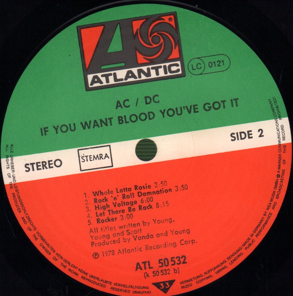 AC/DC - If You Want Blood - Lp