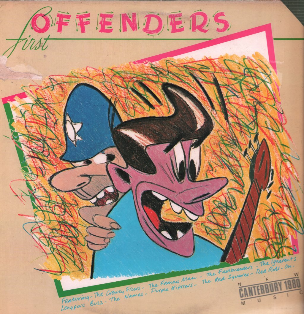 First Offenders - New Canterbury 1980 Music - Lp