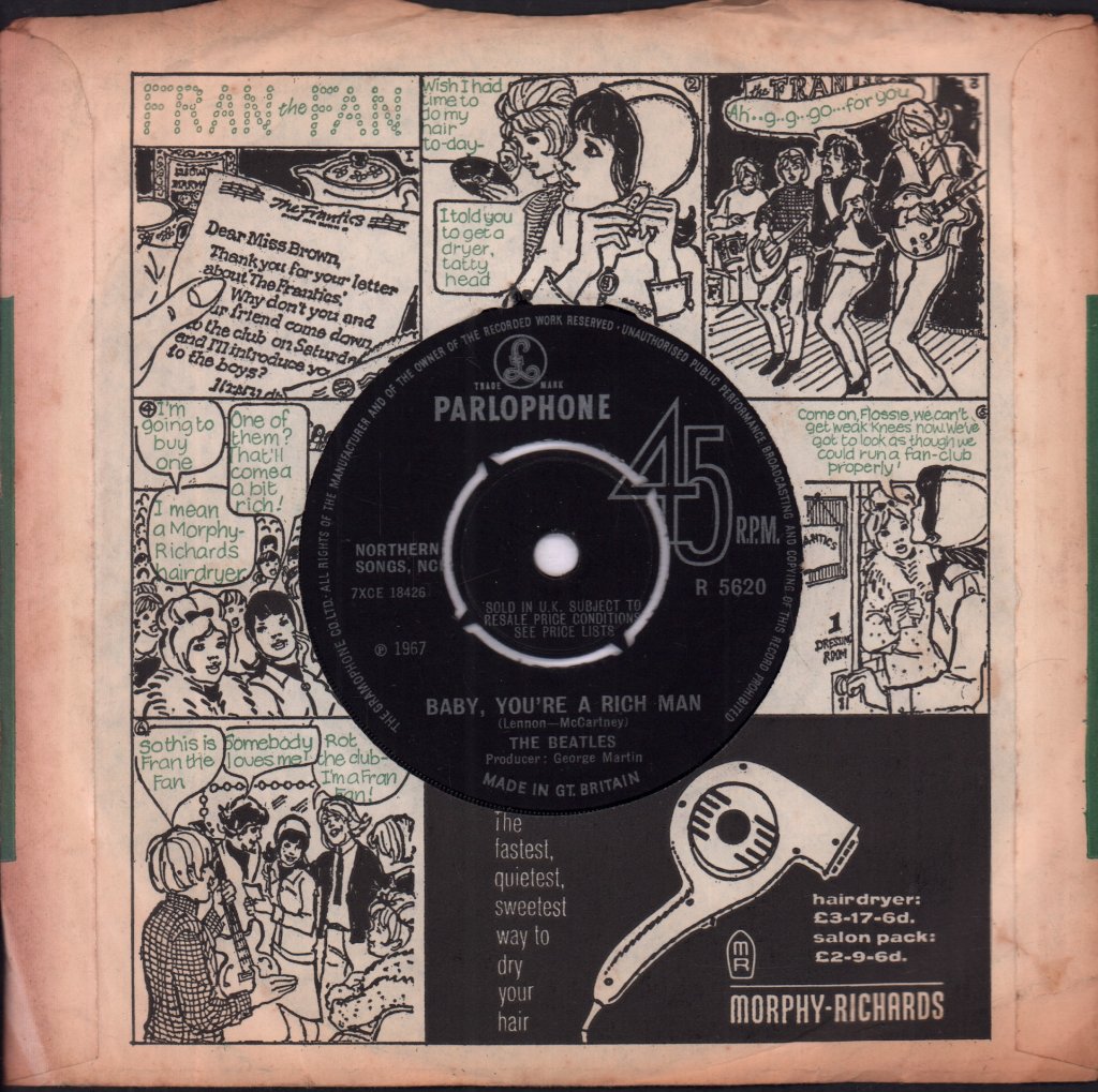 Beatles - All You Need Is Love - 7 Inch