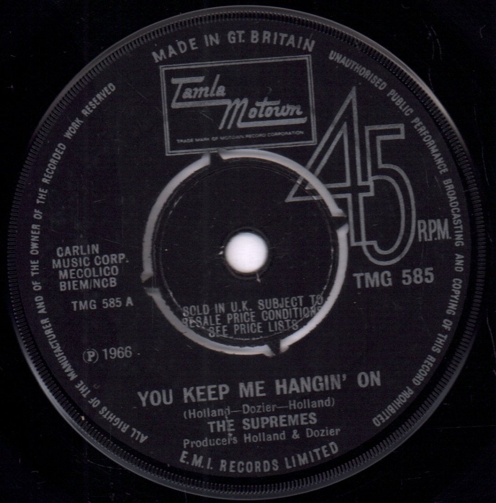 Supremes - You Keep Me Hangin' On - 7 Inch