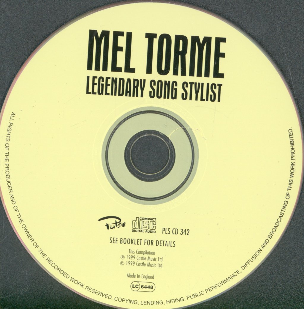 Mel Tormé - Legendary Song Stylist: The Velvet Fog Years - Cd