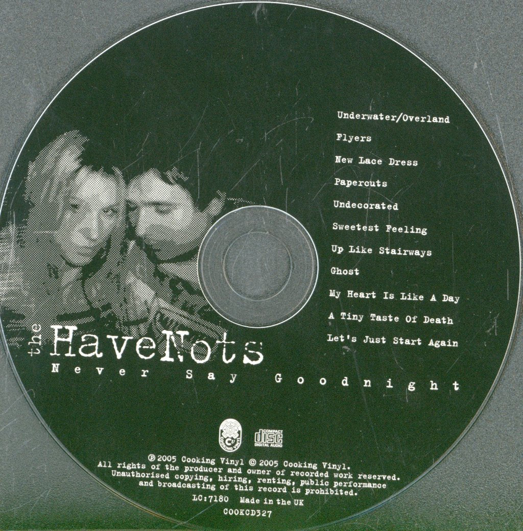 Havenots - Never Say Goodnight - Cd