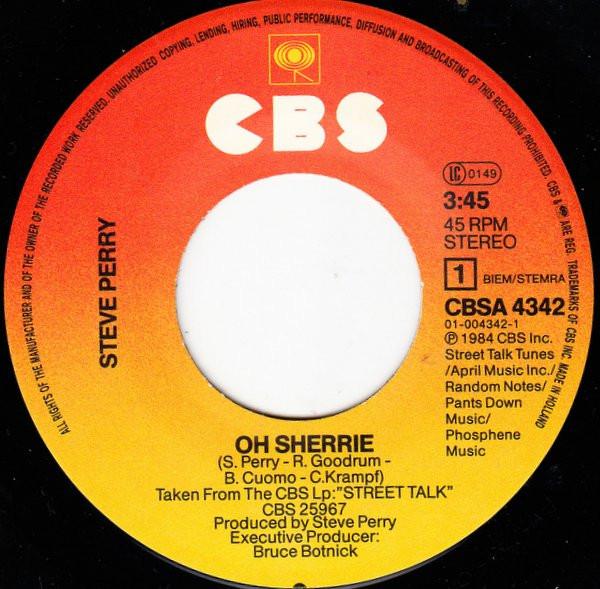 Steve Perry - Oh Sherrie - 7 Inch