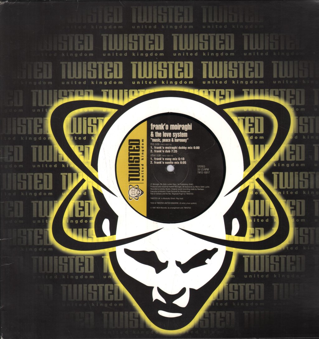 Frank 'O Moiraghi & The Love System - Music, Peace & Harmony - 12 Inch