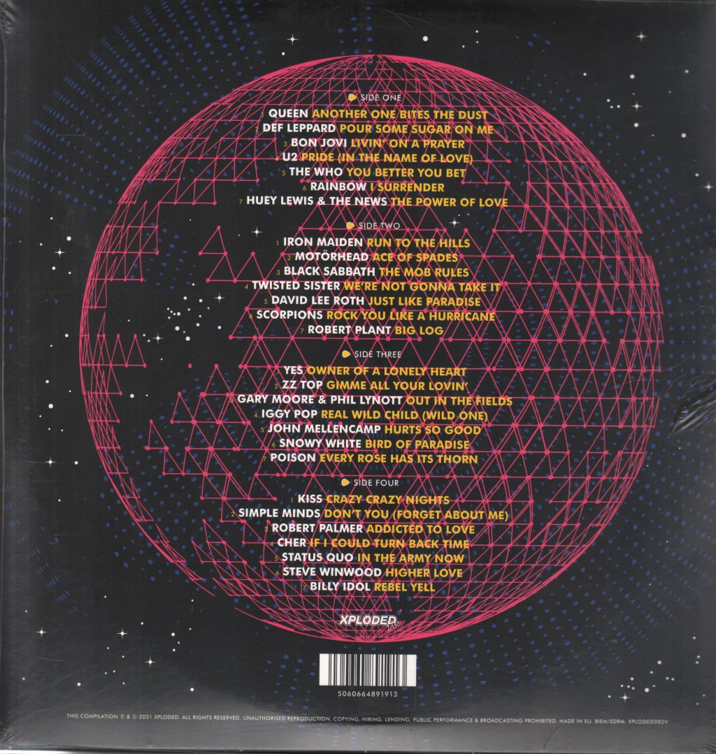 Various Artists - 80s Rock Down (The Ultimate Rock Anthems) - Double Lp