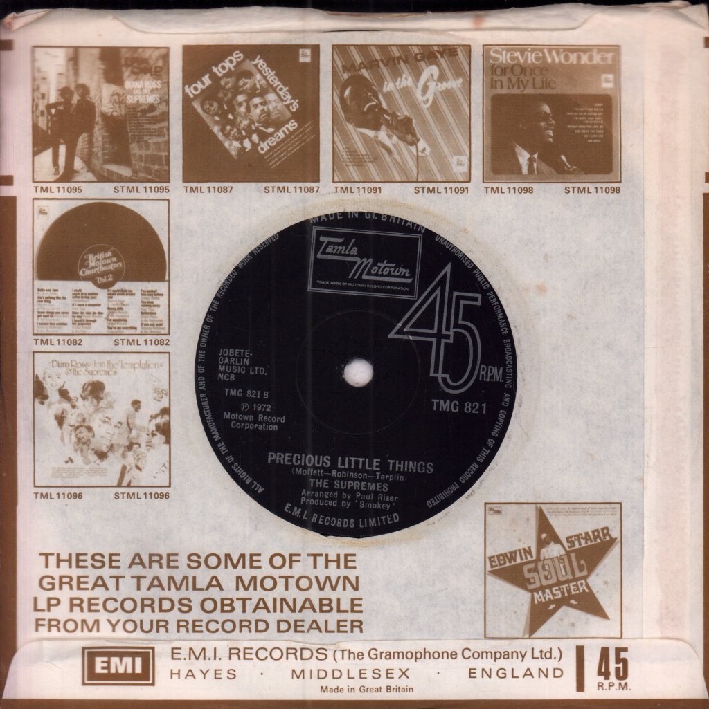 Supremes - Automatically Sunshine - 7 Inch