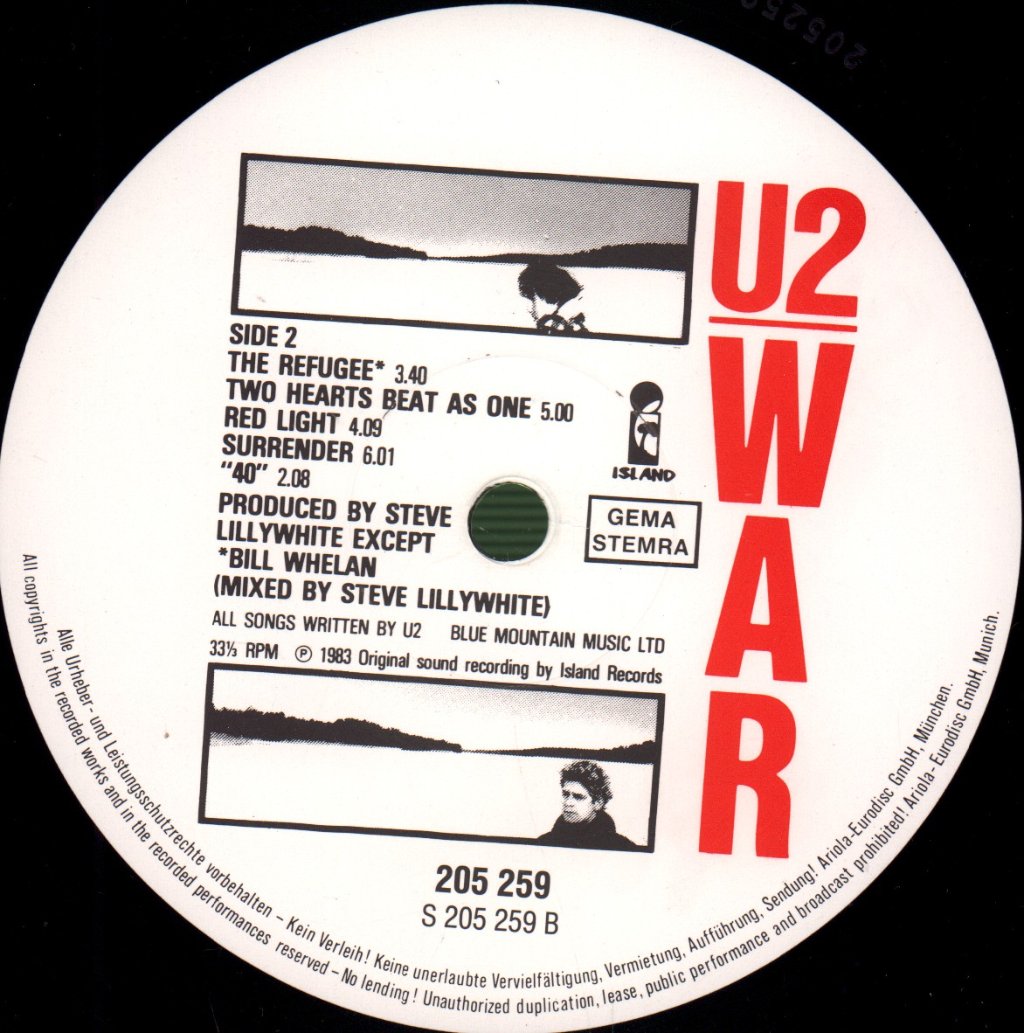 U2 - War - Lp