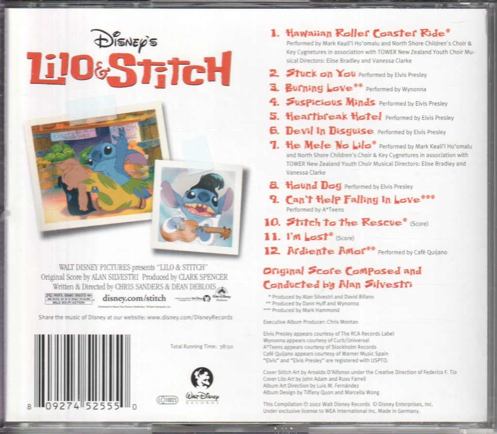 Various Artists - Disney's Lilo & Stitch - Cd