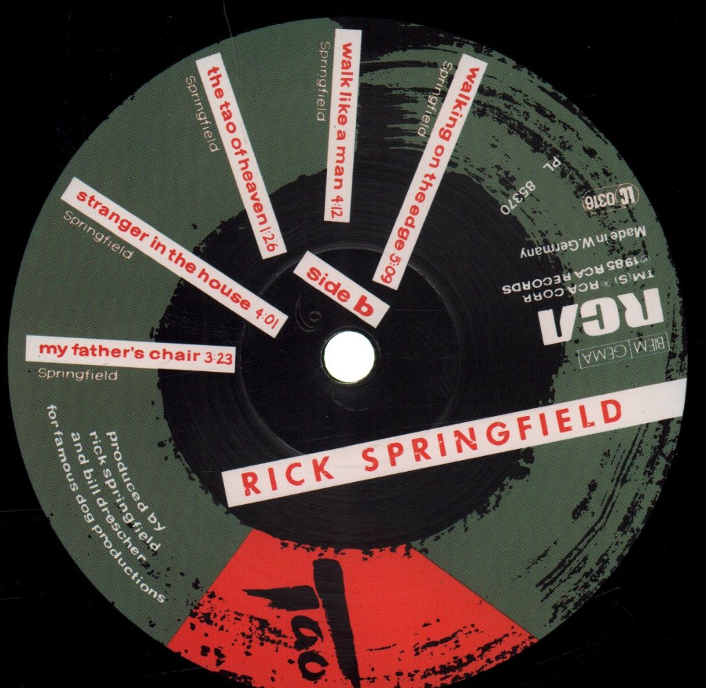 Rick Springfield - Tao - Lp