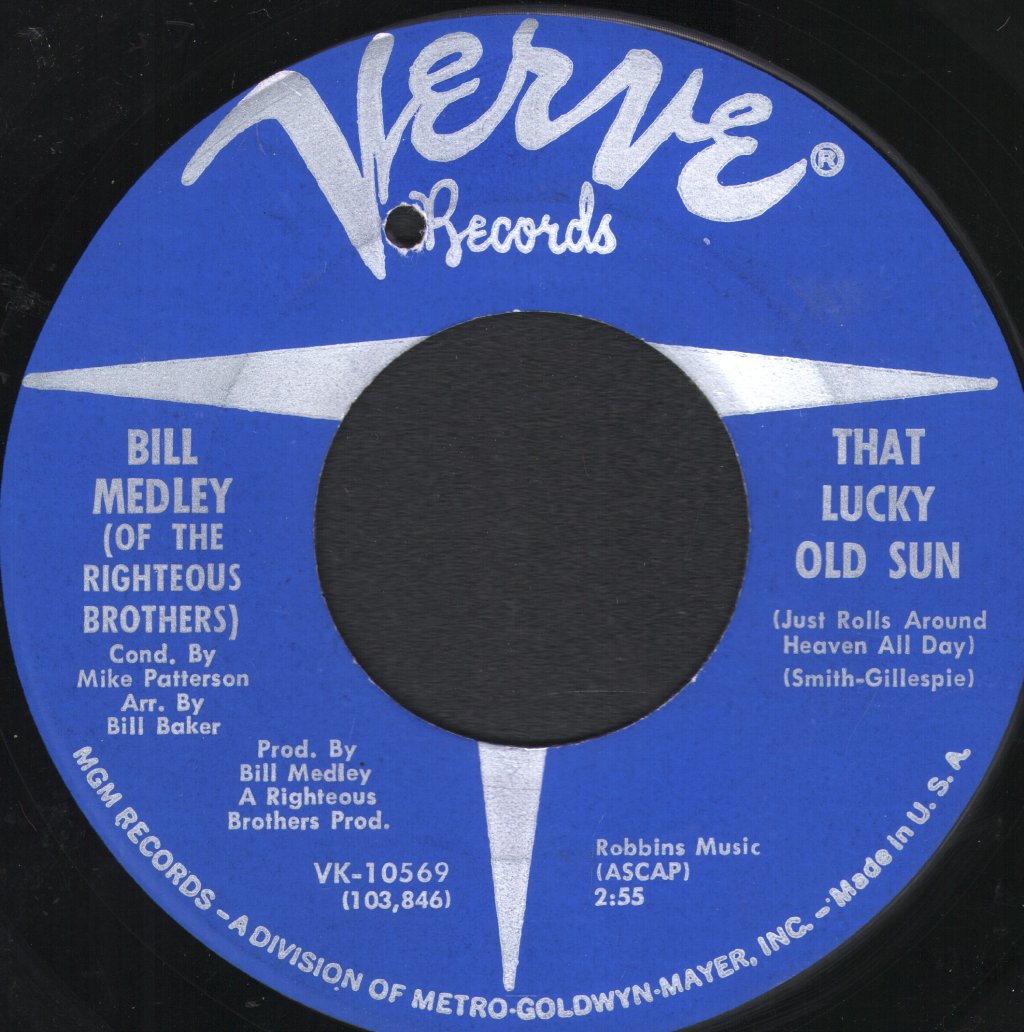 Bill Medley - That Lucky Old Sun - 7 Inch