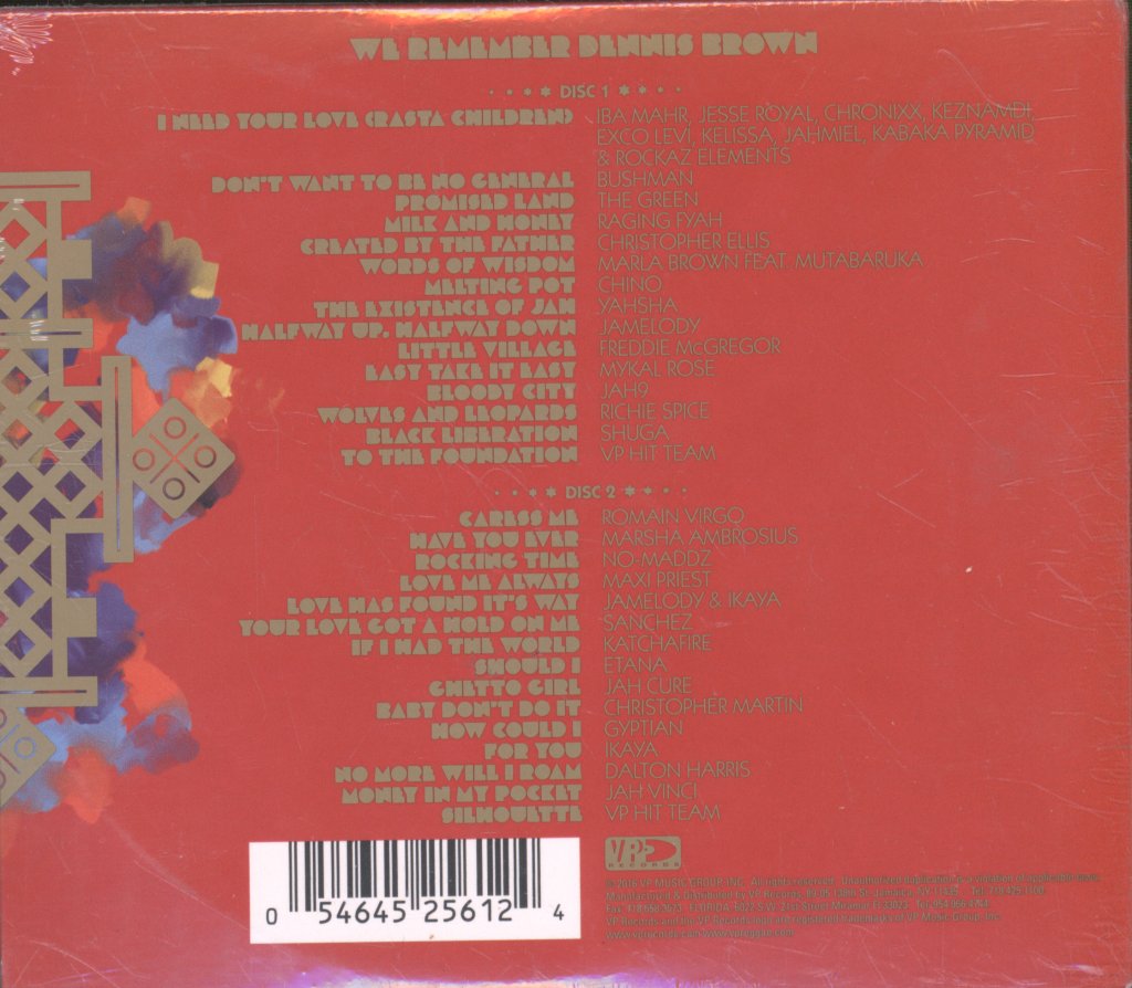 Various Artists - We Remember Dennis Brown - Double Cd