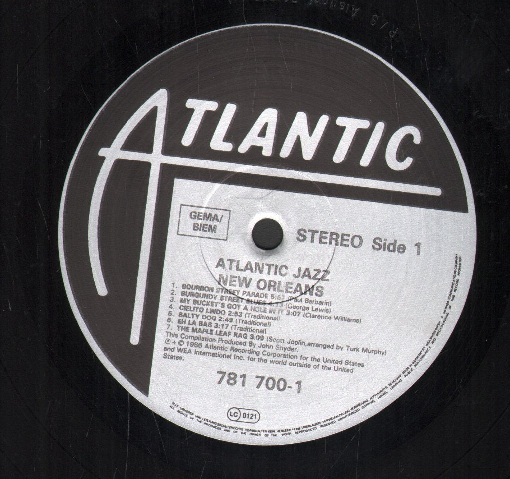 Various Artists - Atlantic Jazz New Orleans - Lp