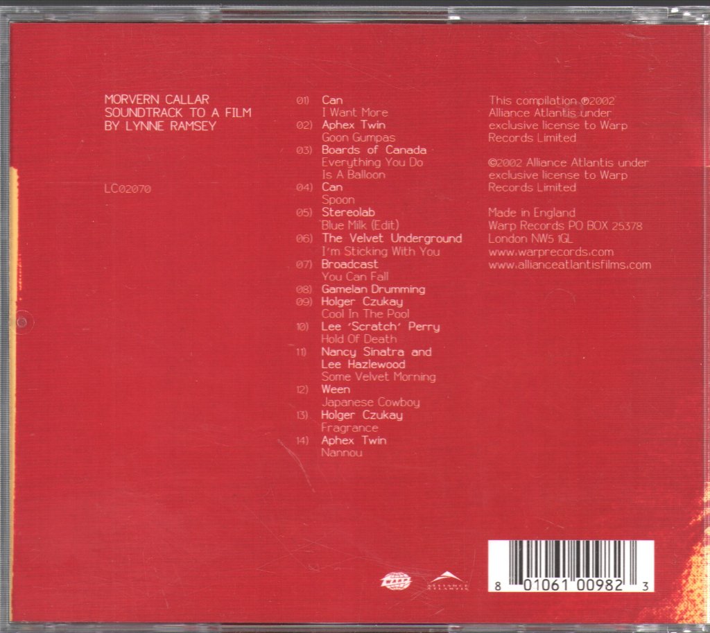 Morvern Callar - Soundtrack To A Film By Lynne Ramsay - Cd
