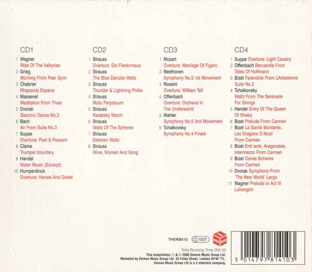 Various Artists - Classical Greats—The Ultimate Collection - Cd Set