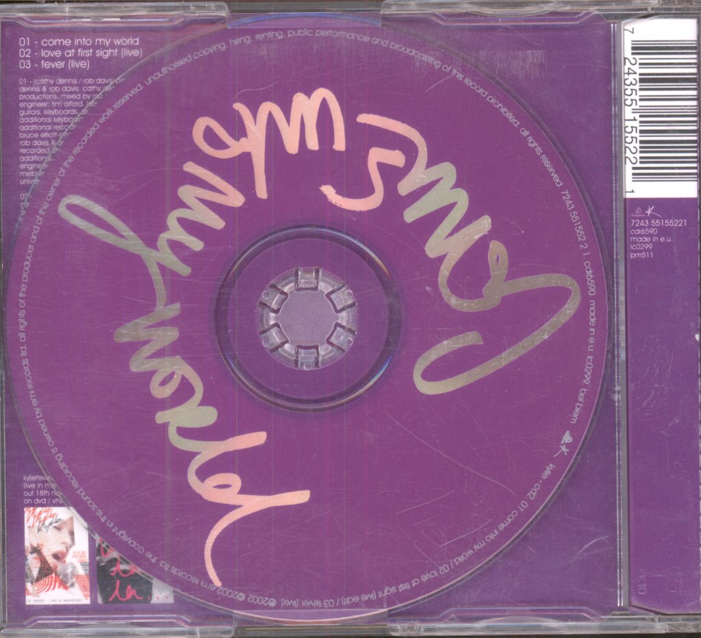 Kylie Minogue - Come Into My World - Cd