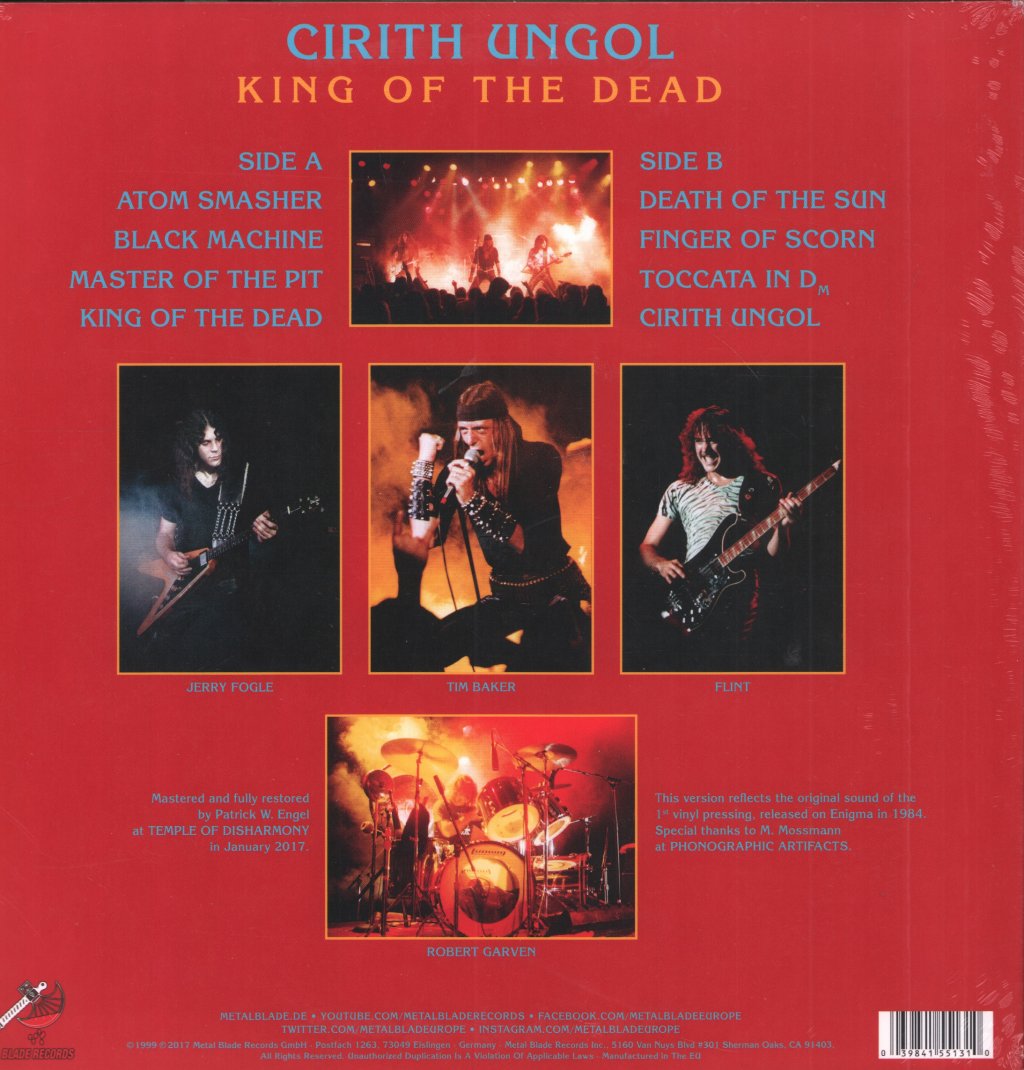 Cirith Ungol - King Of The Dead - Lp