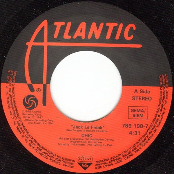 Chic - Jack Le Freak Remix '87 - 7 Inch