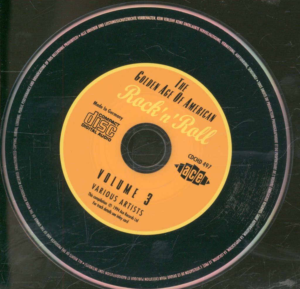 Various Artists - Golden Age Of American Rock 'N' Roll Volume 3 - Cd