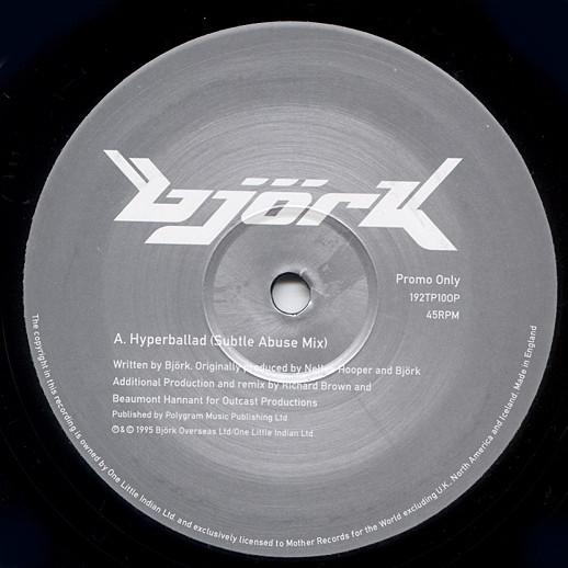 Björk - Hyperballad (Outcast Mixes) - 10 Inch