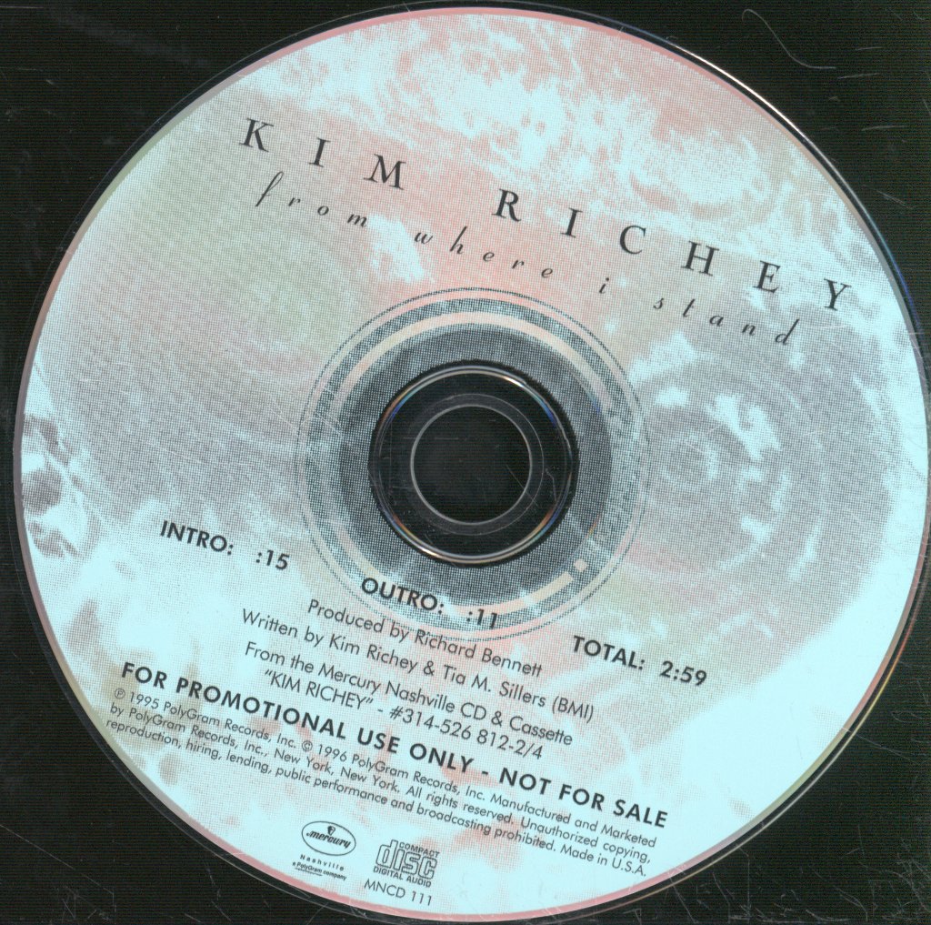 Kim Richey - From Where I Stand - Cd