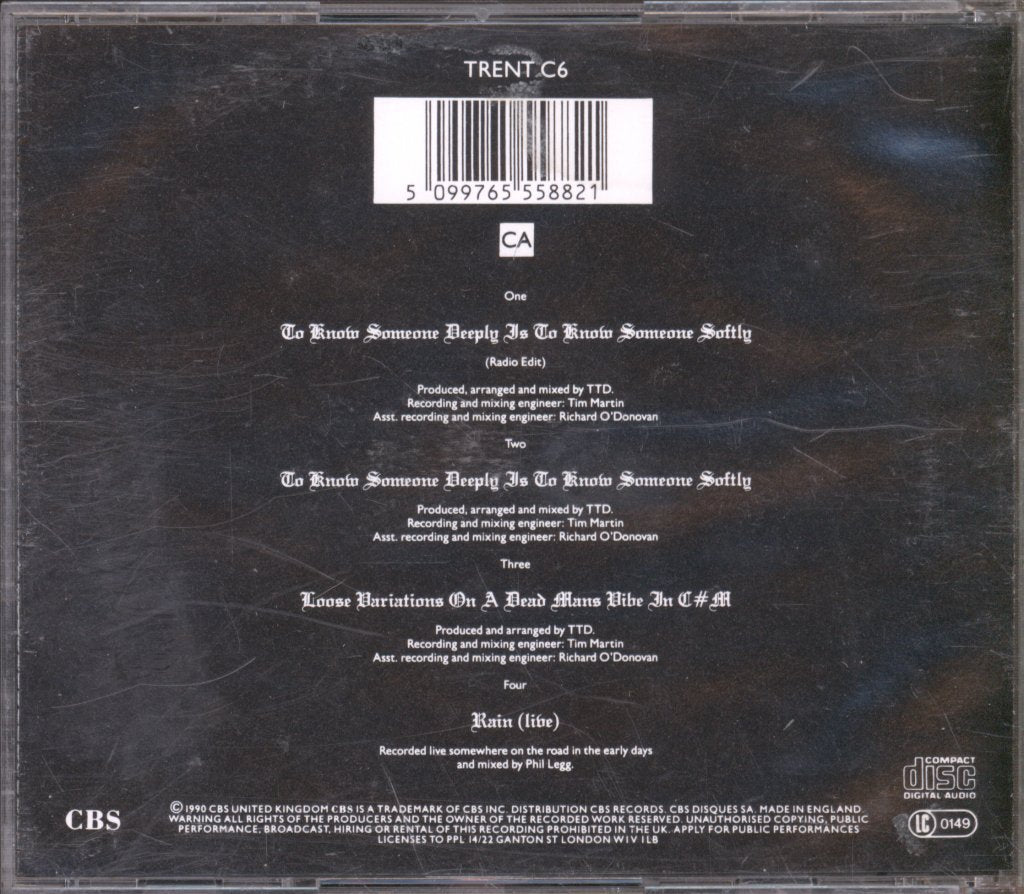 Terence Trent D'Arby - To Know Someone Deeply Is To Know Someone Softly - Cd