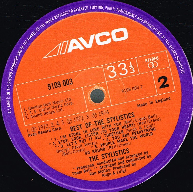 Stylistics - Best Of - Lp